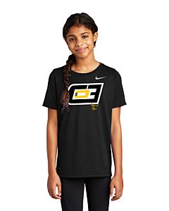 Nike Youth Legend Tee - Front Imprint-Black