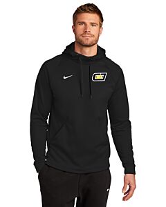 Nike Therma-FIT Pullover Fleece Hoodie - Front Imprint-Black