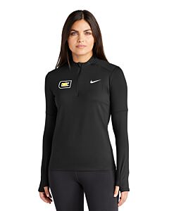 Nike Ladies Dri-FIT Element 1/2-Zip Top - Embroidery -Black