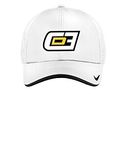 Nike Dri-FIT Swoosh Perforated Cap - Embroidery -White