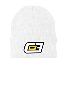 Port &amp; Company® - Knit Cap - Embroidery -White