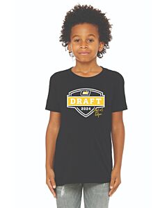 BELLA+CANVAS ® Youth Jersey Short Sleeve Tee - Draft Day 2024 - Front Imprint