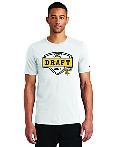 Nike Dri-FIT Cotton/Poly Tee - Draft Day 2024 - Front Imprint-White